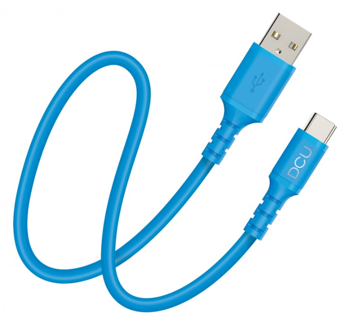 CABLE DCU USB C a USB A 1M 2.0 AZUL